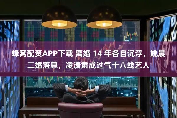 蜂窝配资APP下载 离婚 14 年各自沉浮，姚晨二婚落幕，凌潇肃成过气十八线艺人